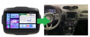 RADIO NAWIGACJA GPS JEEP RENEGADE 2014+ ANDROID 8/128 GB