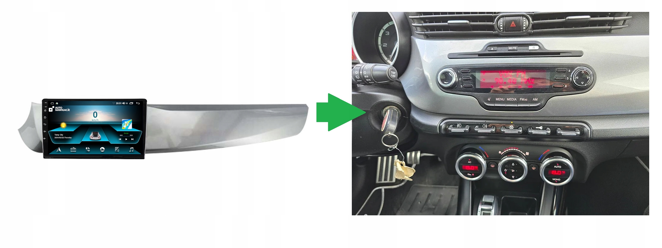 RADIO NAWIGACJA GPS ALFA ROMEO GIULIETTA 2010-2015 ANDROID 2/64 GB