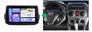 RADIO NAWIGACJA GPS FIAT FIORINO 3 QUBO ANDROID CARPLAY 4/64 GB