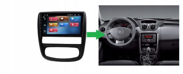 e7e2431573f95a08da6e19bbc20e6a66.jpg RADIO NAWIGACJA GPS RENAULT DUSTER 2010-2015 ANDROID CARPLAY 2/64 GB