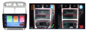 RADIO NAWIGACJA GPS PEUGEOT 307 2001-2008 ANDROID 2/64 GB