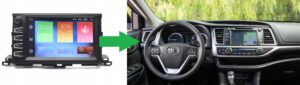 RADIO NAWIGACJA GPS TOYOTA HIGHLANDER 2015+ ANDROID 8/128 GB