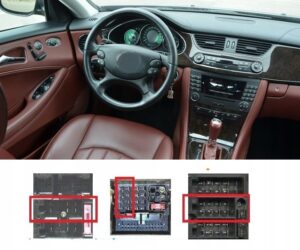 RADIO NAWIGACJA GPS MERCEDES CLS W219 E KLASA W211 2002-10 ANDROID CARPLAY 4/64 GB