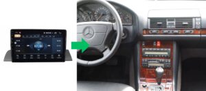 RADIO NAWIGACJA GPS MERCEDES S KLASA 1991-1998 ANDROID 8/128 GB