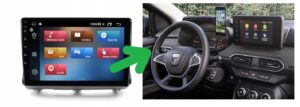RADIO NAWIGACJA GPS DACIA SANDERO III 2020-2024 ANDROID 4/64 GB