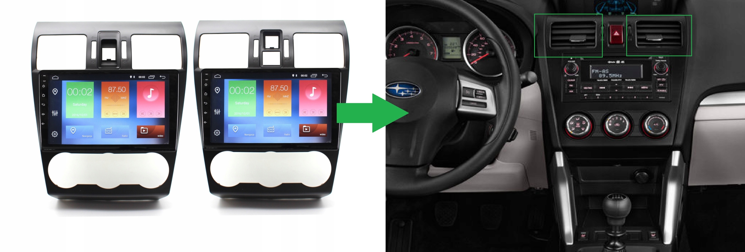 RADIO NAWIGACJA GPS SUBARU FORESTER 2012-2016 ANDROID 4/64 GB