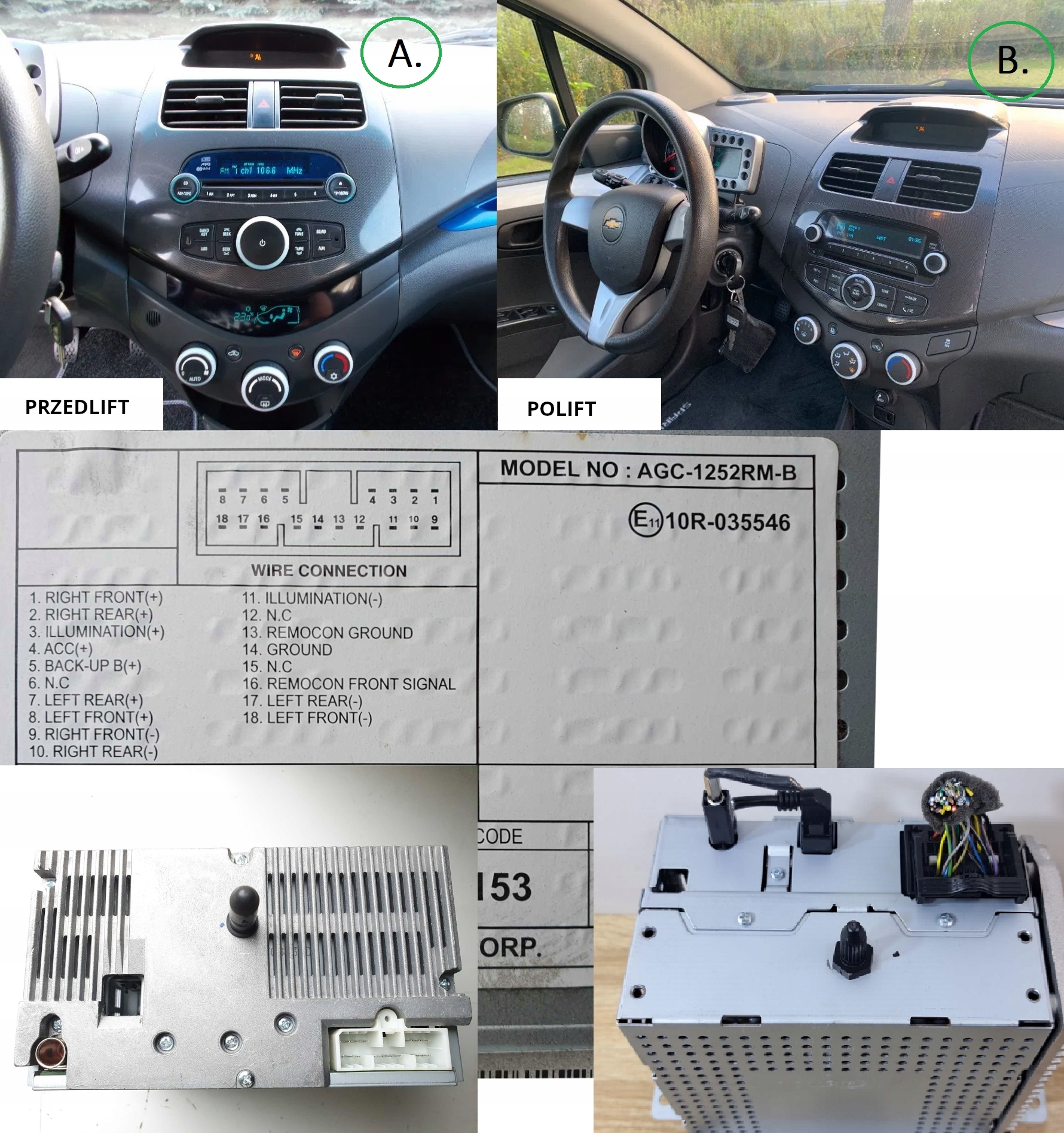 RADIO NAWIGACJA GPS CHEVROLET SPARK 2009-2015 ANDROID 8/128 GB 5 RADIO NAWIGACJA GPS CHEVROLET SPARK 2009-2015 ANDROID 8/128 GB