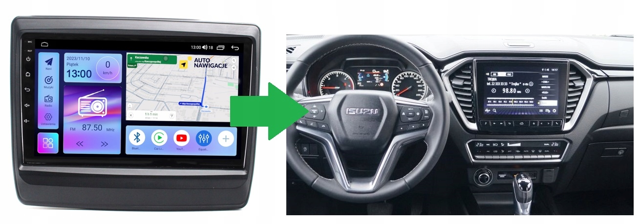 RADIO NAWIGACJA GPS ISUZU D-MAX 2020+ ANDROID 8/128 GB 5 RADIO NAWIGACJA GPS ISUZU D-MAX 2020+ ANDROID 8/128 GB