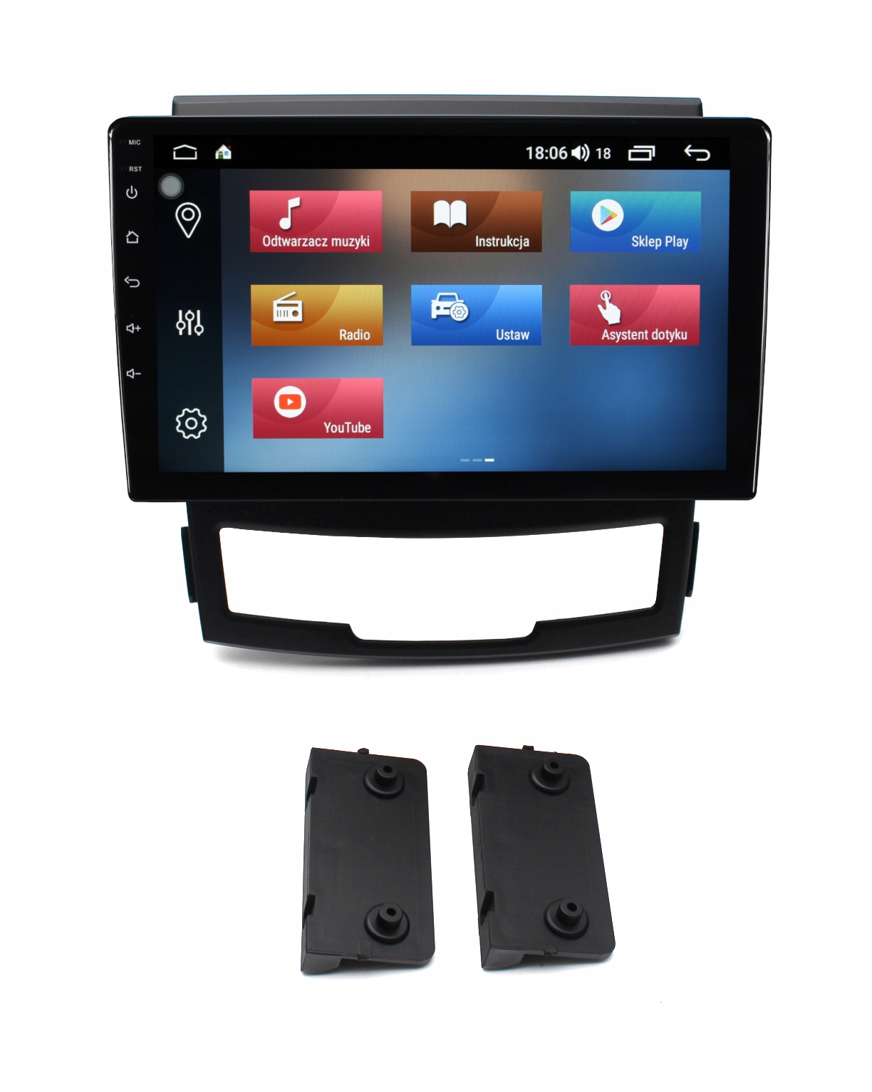 RADIO NAWIGACJA GPS SSANGYONG KORANDO 2010-2013 ANDROID 8/128 GB
