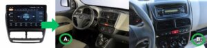 RADIO NAWIGACJA GPS FIAT DOBLO II 2010-14 ANDROID 2/64 GB