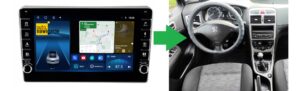 RADIO NAWIGACJA GPS PEUGEOT 307 2001-2008 ANDROID 2/64 GB
