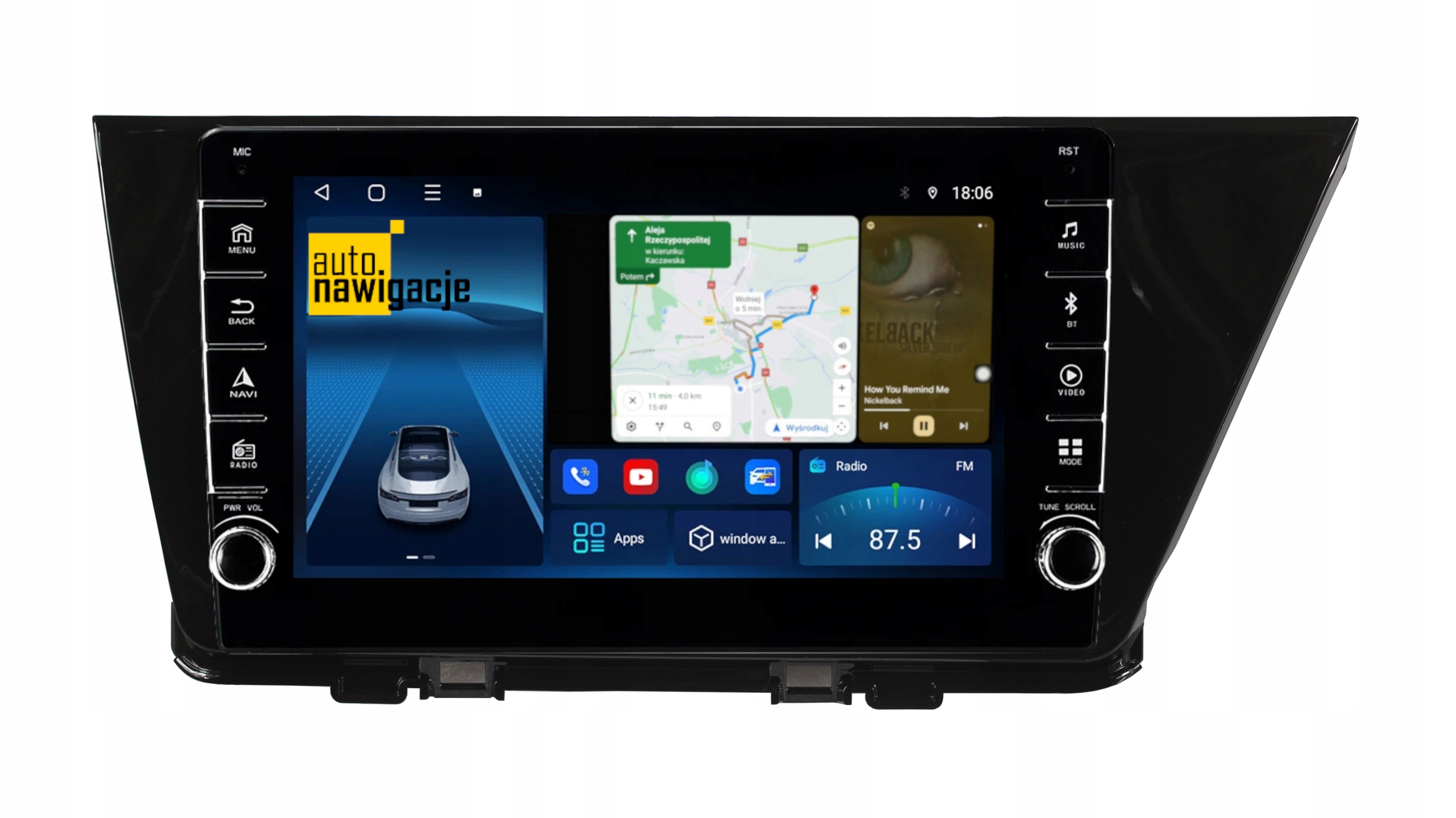 RADIO NAWIGACJA GPS KIA NIRO 2016+ ANDROID 2/64 GB