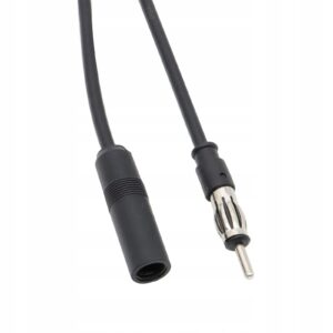 PRZEDŁUŻACZ ANTENY SAMOCHODOWEJ KABEL 80 CM AM/FM ANTENA RADIOWA