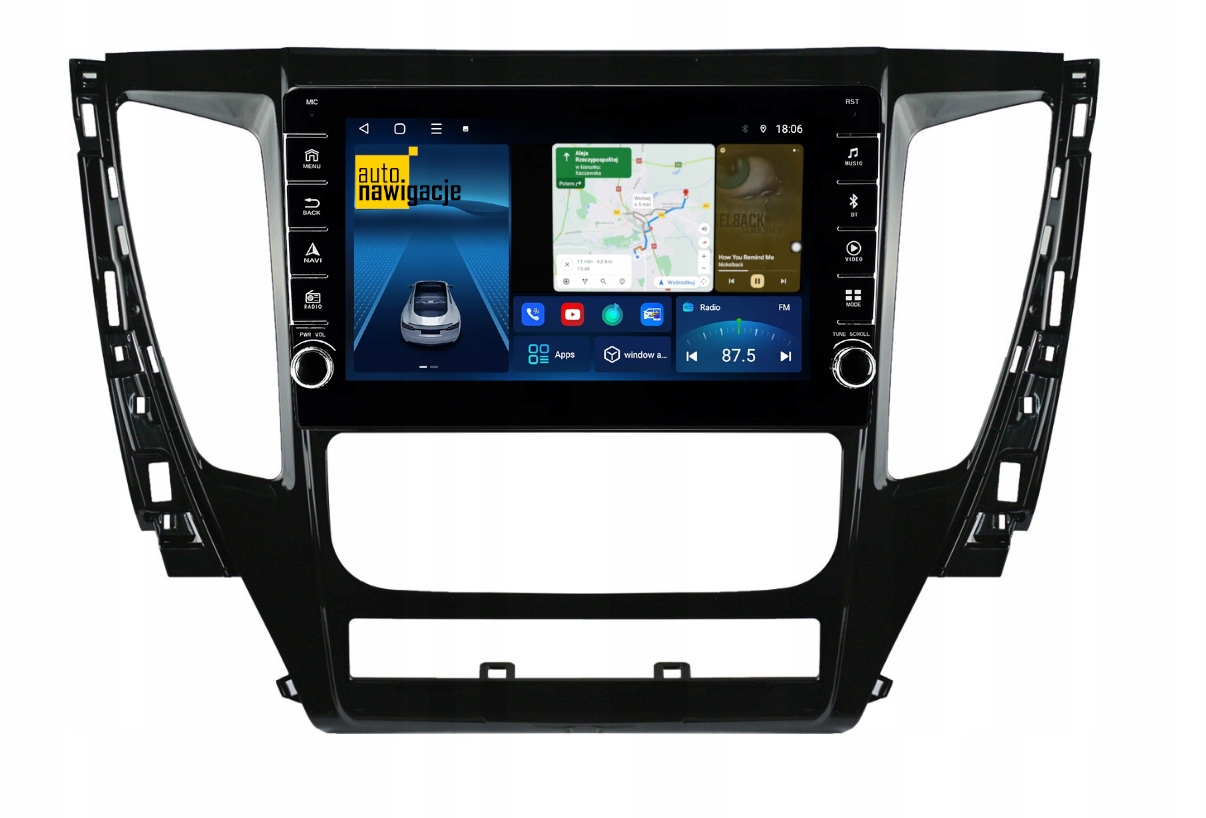 RADIO NAWIGACJA GPS MITSUBISHI PAJERO SPORT 2017-2020 ANDROID 2/64 GB