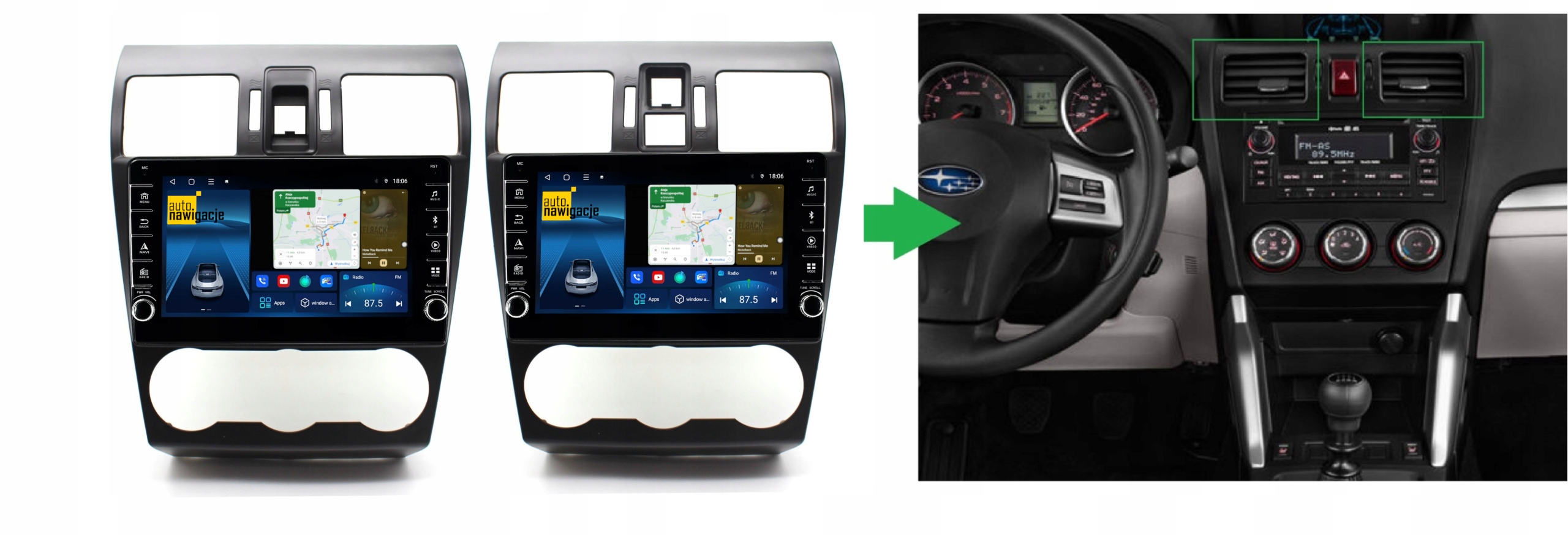 RADIO NAWIGACJA GPS SUBARU FORESTER 2012-2016 ANDROID 2/64 GB