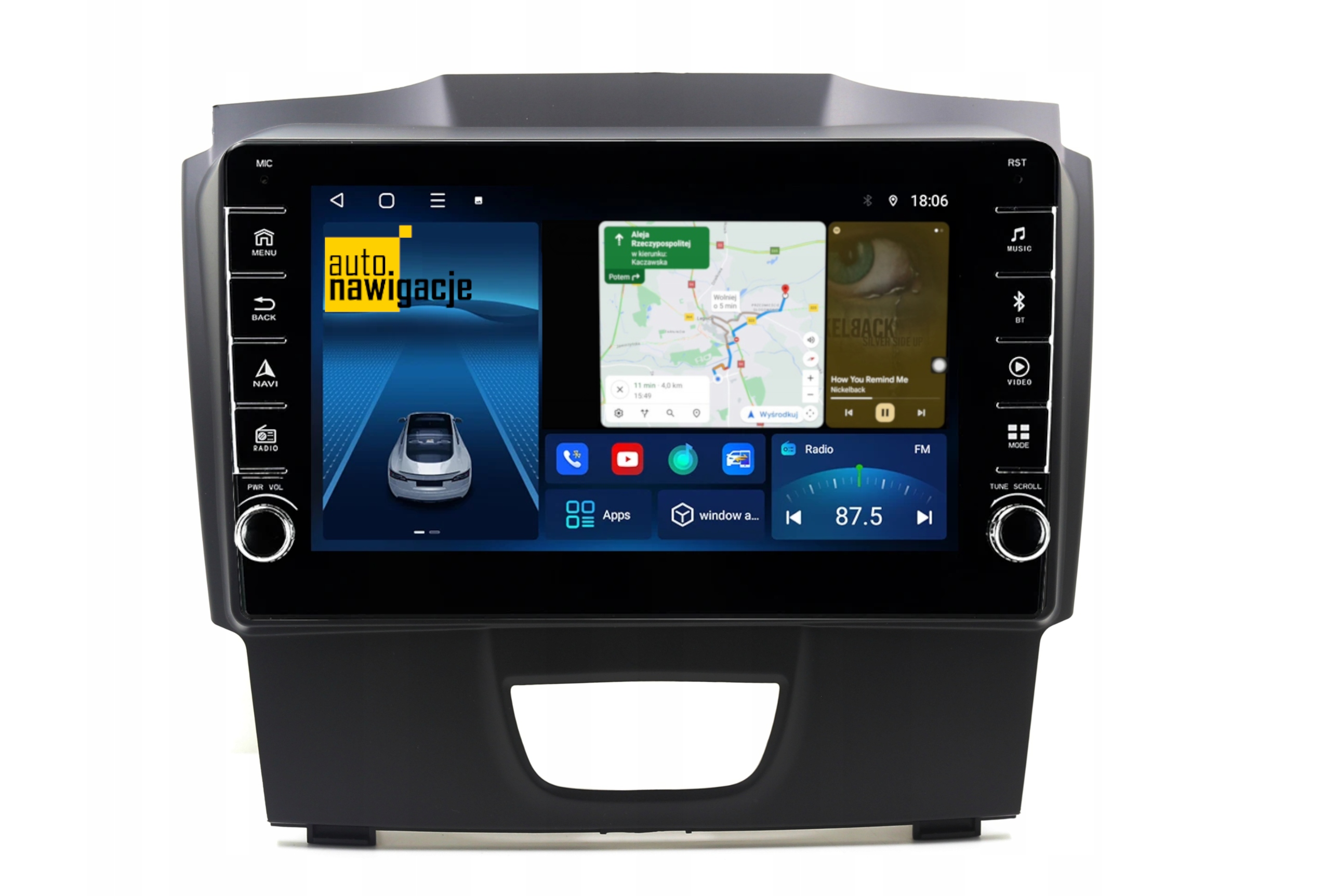 RADIO NAWIGACJA GPS ISUZU D-MAX 2011+ ANDROID 2/64 GB