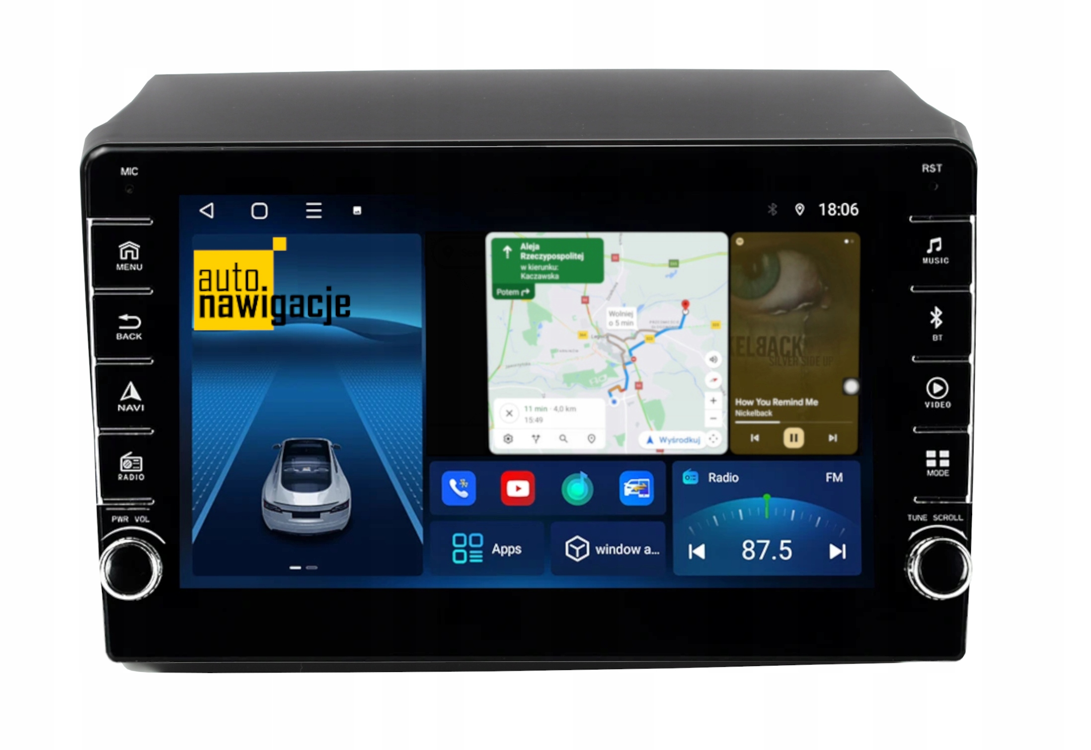 RADIO NAWIGACJA GPS CITROEN JUMPER 2011+ ANDROID 2/64 GB