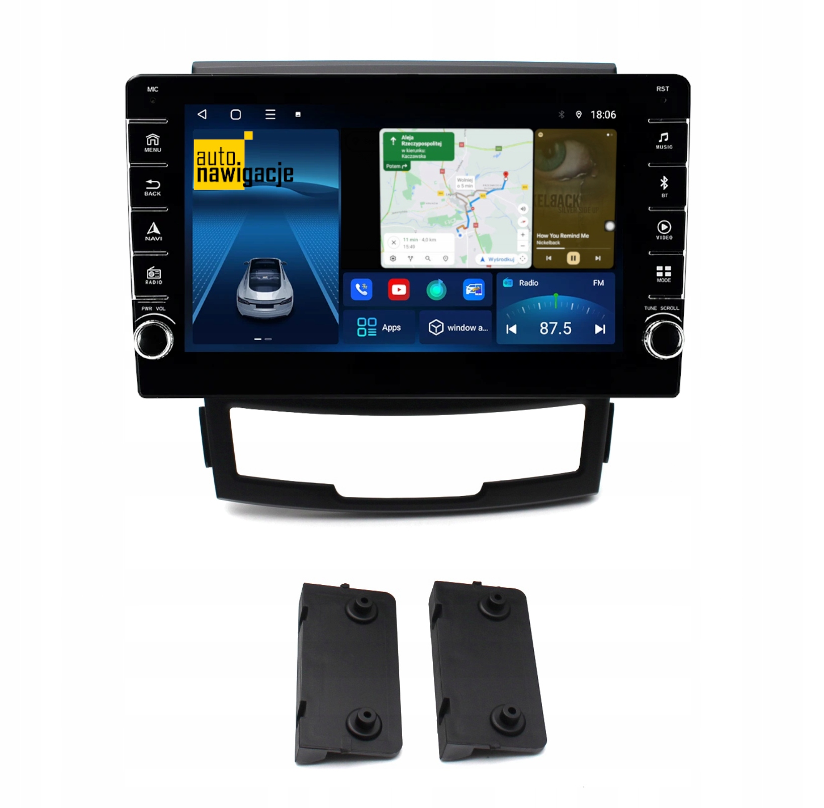 RADIO NAWIGACJA GPS SSANGYONG KORANDO 2010-2013 ANDROID 2/64 GB