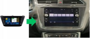 RADIONAWIGACJA GPS VOLKSWAGEN TIGUAN 2017+ ANDROID 2/32 GB