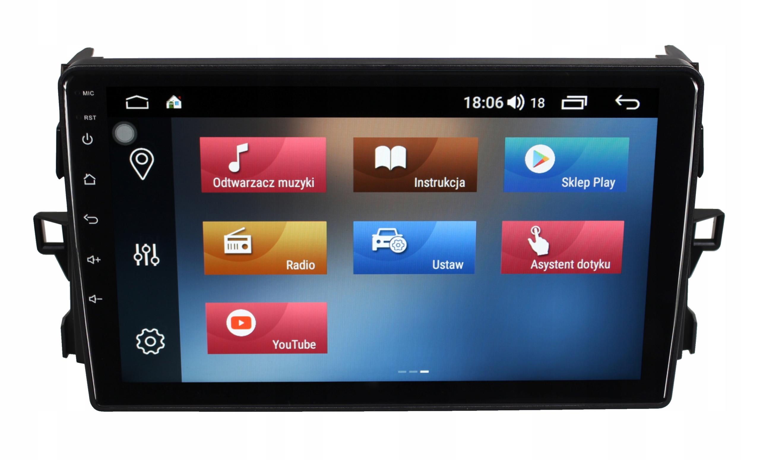 RADIO NAWIGACJA GPS TOYOTA AURIS 2006-2011 ANDROID 2/64 GB