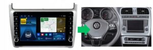 RADIO NAWIGACJA GPS VOLKSWAGEN POLO V 2009-2017 ANDROID 2/64 GB