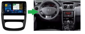 RADIO NAWIGACJA GPS RENAULT DUSTER 2010-2015 ANDROID CARPLAY 2/64 GB