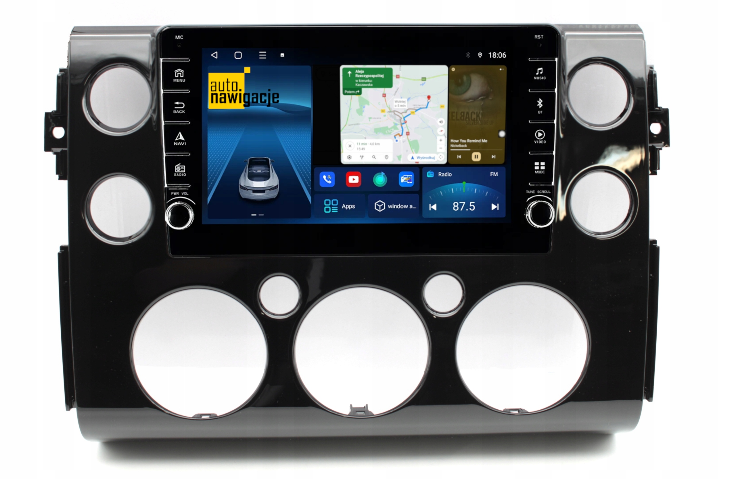 RADIO NAWIGACJA GPS TOYOTA FJ CRUISER 2006-2016 ANDROID 2/64 GB