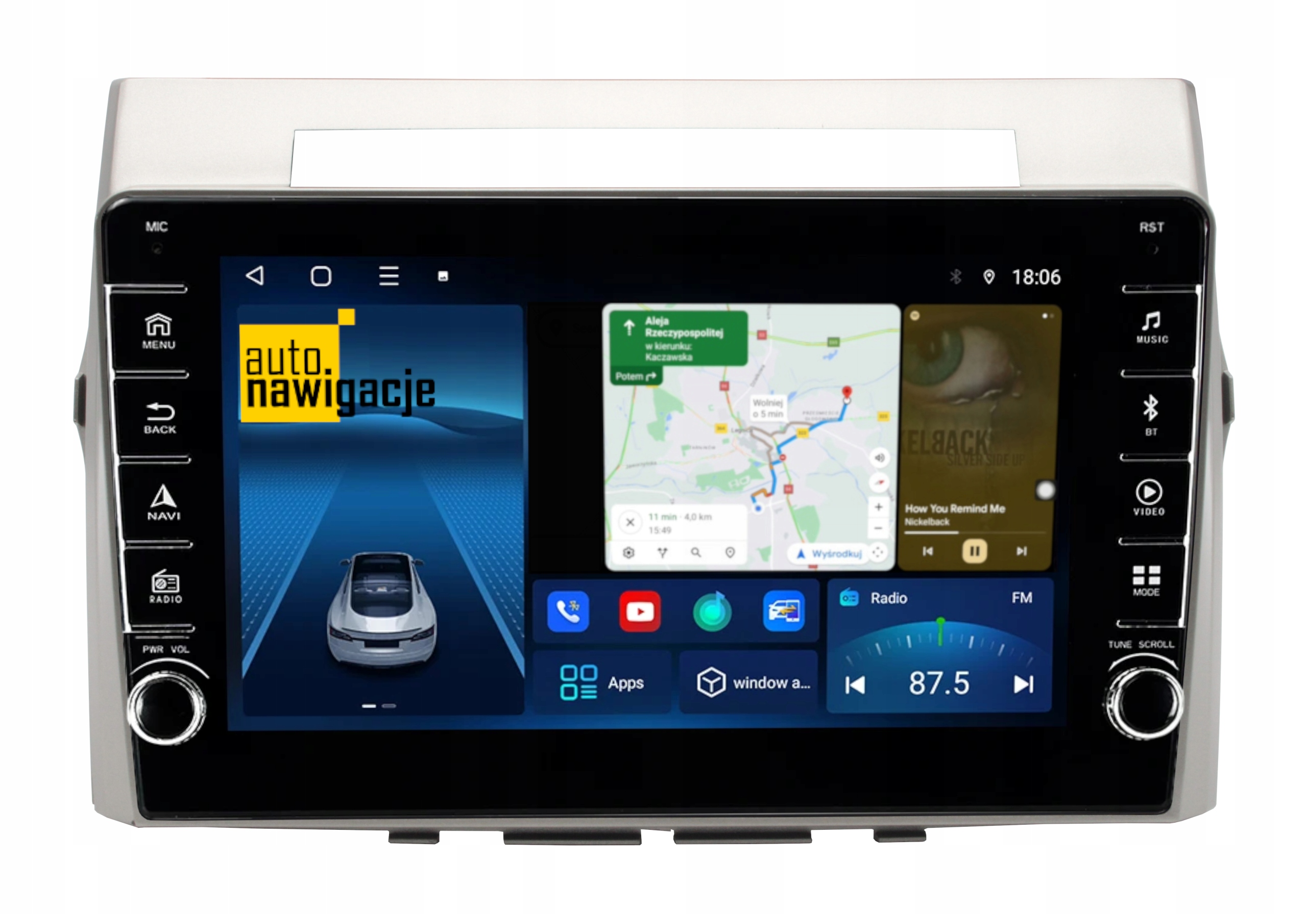 RADIO NAWIGACJA GPS TOYOTA COROLLA VERSO 2004-2009 ANDROID 2/64 GB 3 RADIO NAWIGACJA GPS TOYOTA COROLLA VERSO 2004-2009 ANDROID 2/64 GB