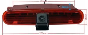 KAMERA COFANIA W STOP FIAT DOBLO 2010-2019 LCD 7