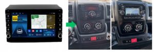 RADIO NAWIGACJA GPS CITROEN JUMPER 2011+ ANDROID 2/64 GB