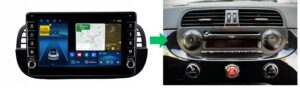 RADIO NAWIGACJA GPS FIAT 500 2007-2014 ANDROID 4/64 GB