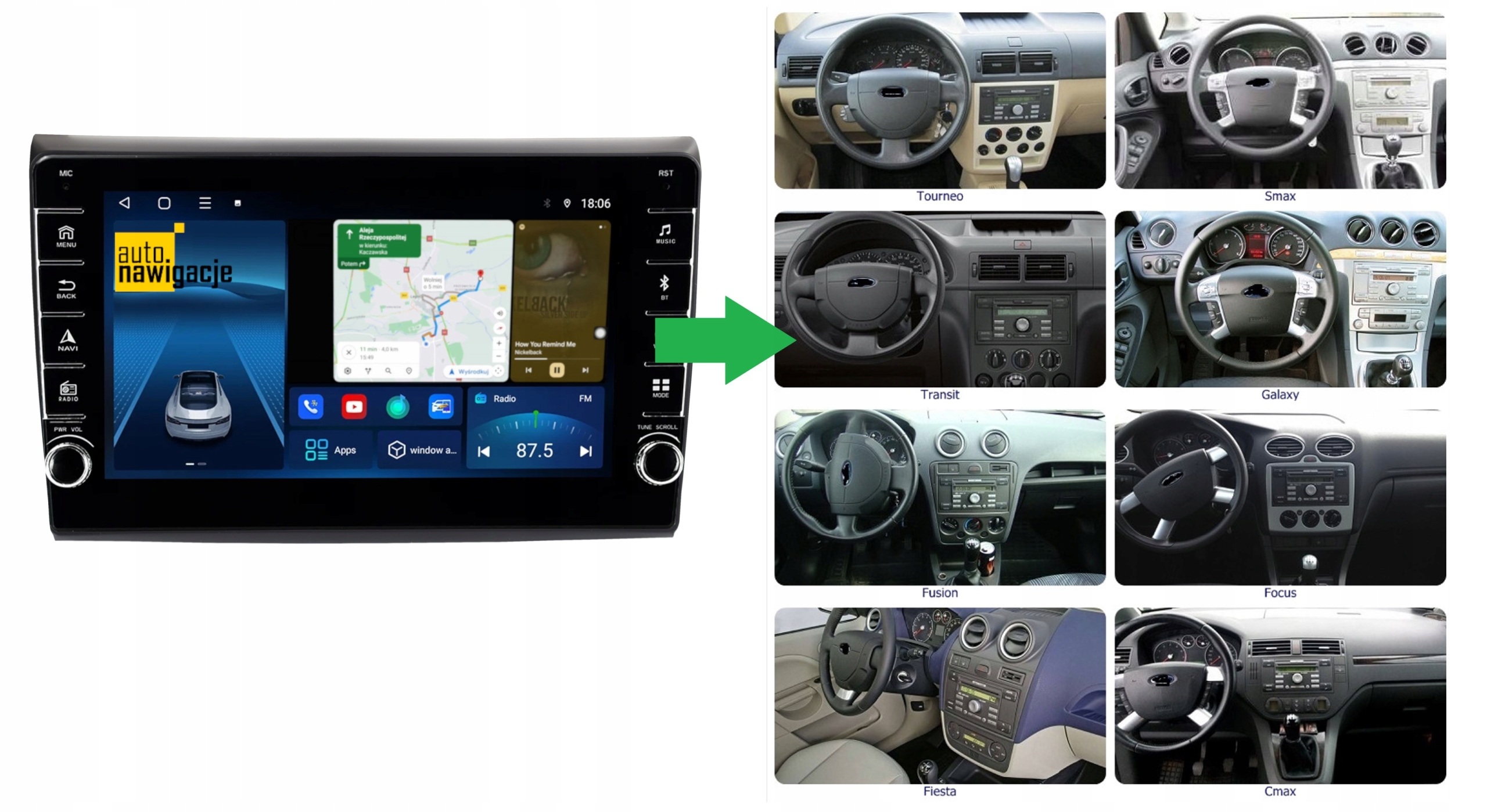 RADIO NAWIGACJA GPS FORD FUSION 2005-2009 ANDROID 8/128 GB 5 RADIO NAWIGACJA GPS FORD FUSION 2005-2009 ANDROID 8/128 GB