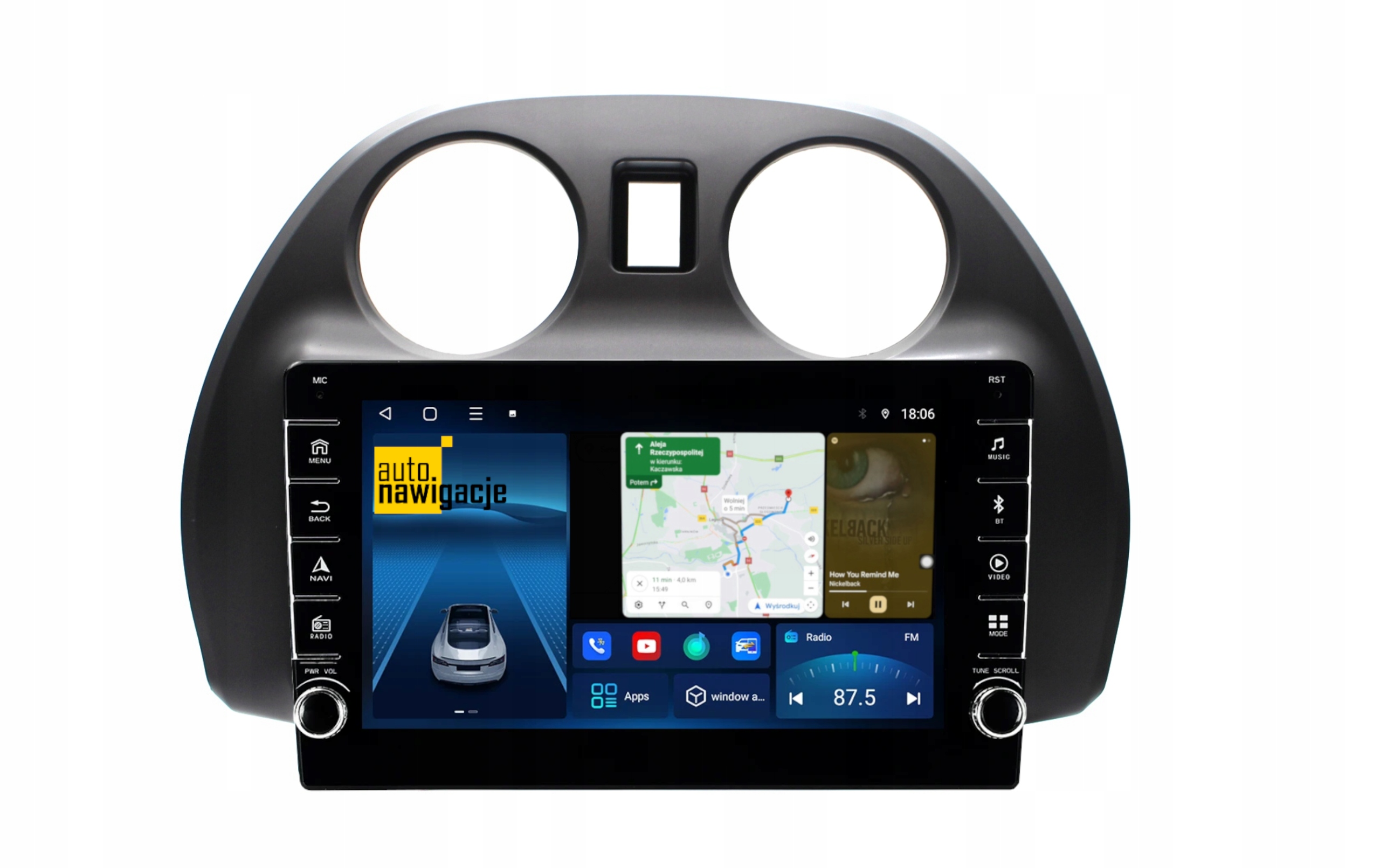 RADIO NAWIGACJA GPS MITSUBISHI ECLIPSE 2006-2012 ANDROID 4/64 GB