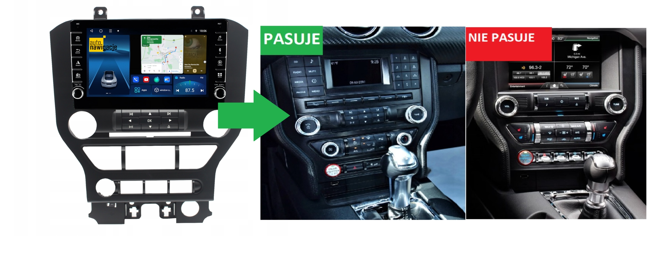 RADIO NAWIGACJA GPS FORD MUSTANG VI 2014+ ANDROID 4/64 GB 5 RADIO NAWIGACJA GPS FORD MUSTANG VI 2014+ ANDROID 4/64 GB