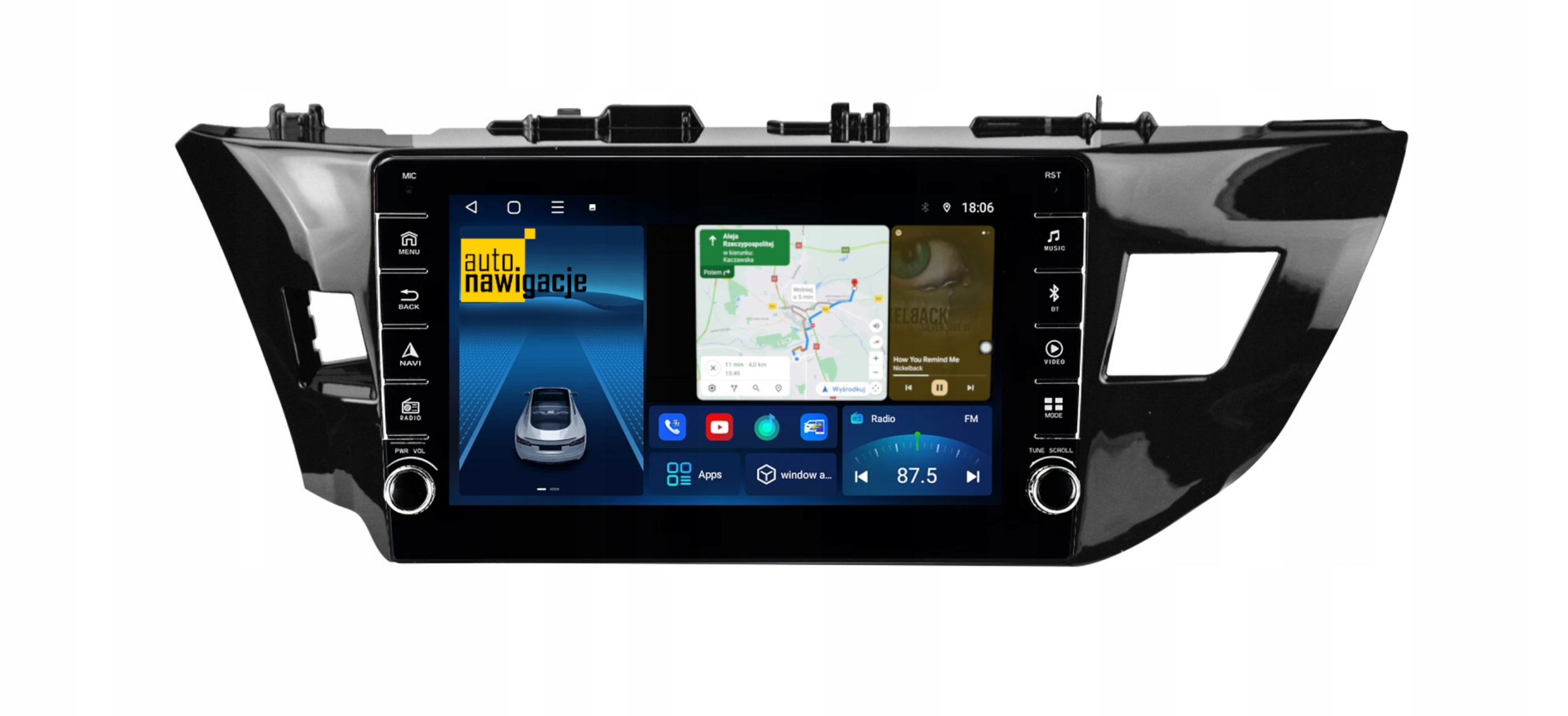 RADIO NAWIGACJA GPS TOYOTA COROLLA XI E16 2013+ ANDROID 4/64 GB 3 RADIO NAWIGACJA GPS TOYOTA COROLLA XI E16 2013+ ANDROID 4/64 GB