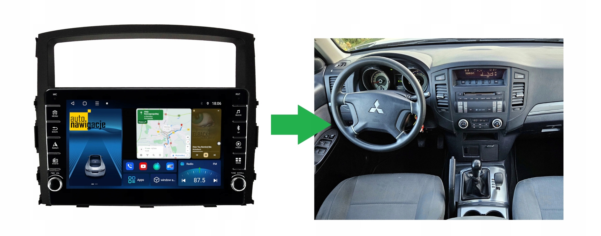 RADIO NAWIGACJA GPS MITSUBISHI PAJERO 2006-2014 ANDROID 4/64 GB 5 RADIO NAWIGACJA GPS MITSUBISHI PAJERO 2006-2014 ANDROID 4/64 GB
