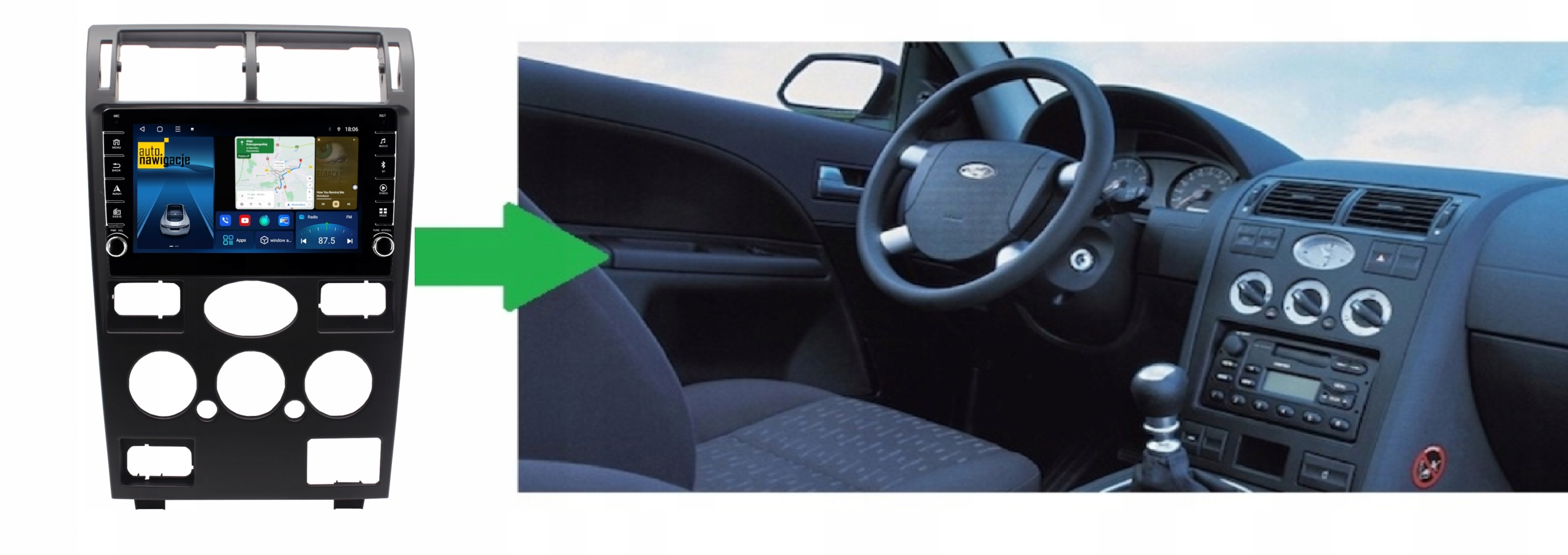 RADIO NAWIGACJA GPS FORD MONDEO 2000-2003 ANDROID 8/128 GB 5 RADIO NAWIGACJA GPS FORD MONDEO 2000-2003 ANDROID 8/128 GB