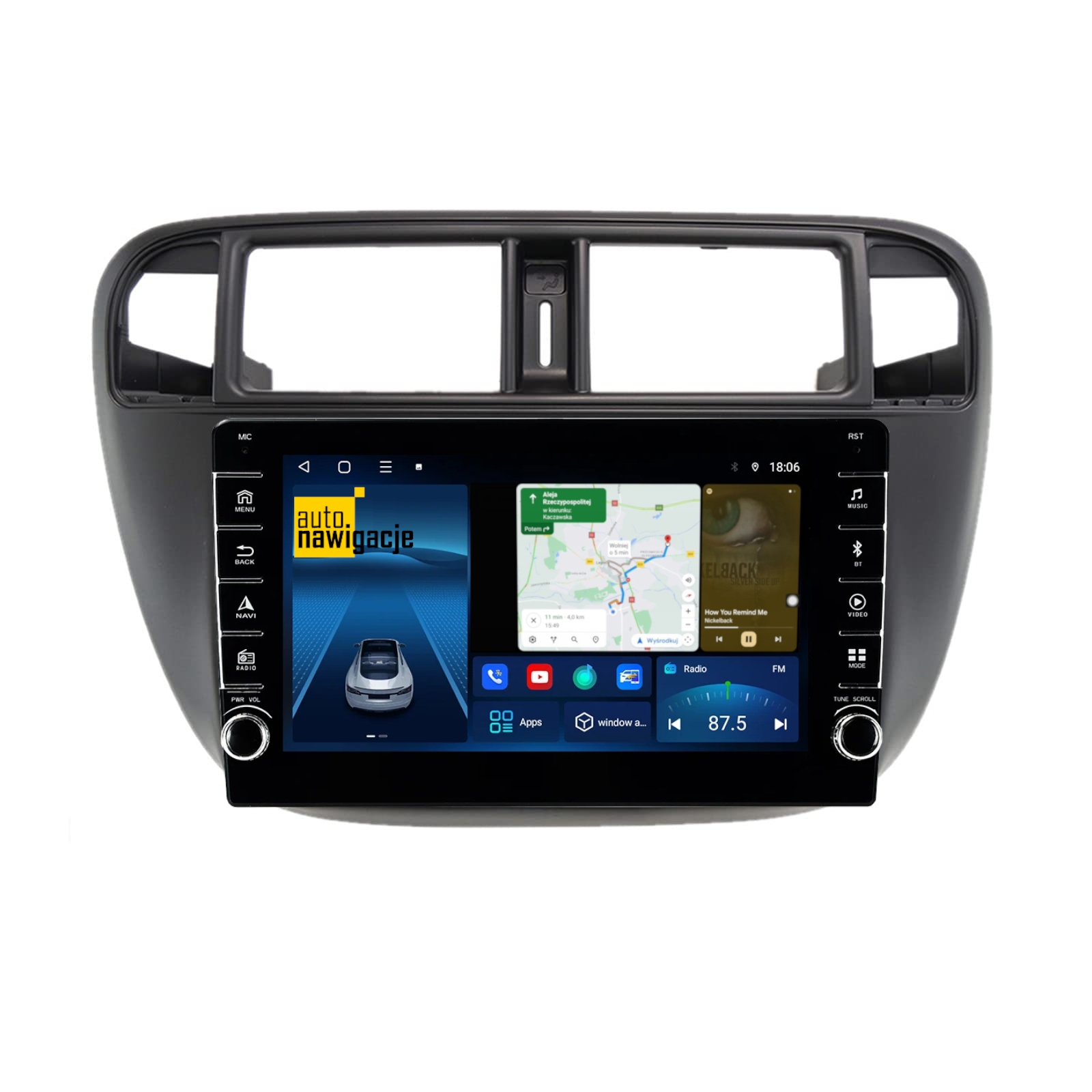 RADIO NAWIGACJA GPS HONDA CIVIC 1995-2001 EJ/EK/EM ANDROID 4/64 GB