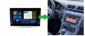 RADIO NAWIGACJA GPS VOLKSWAGEN PASSAT B7 2010-2015 ANDROID CARPLAY 4/64 GB