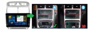 RADIO NAWIGACJA GPS PEUGEOT 307 2001-2008 ANDROID 8/128 GB