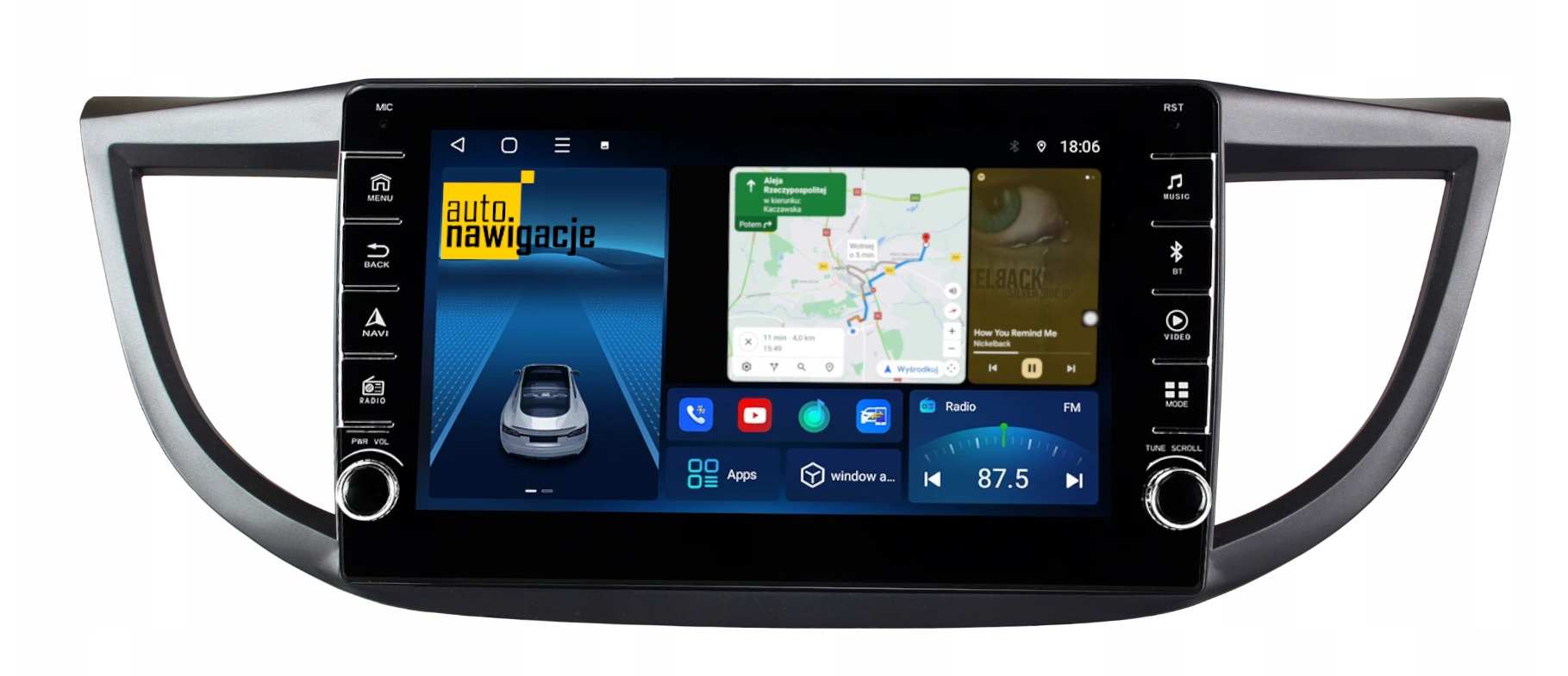 RADIO NAWIGACJA GPS HONDA CR-V IV 2012-2017 ANDROID 4/64 GB