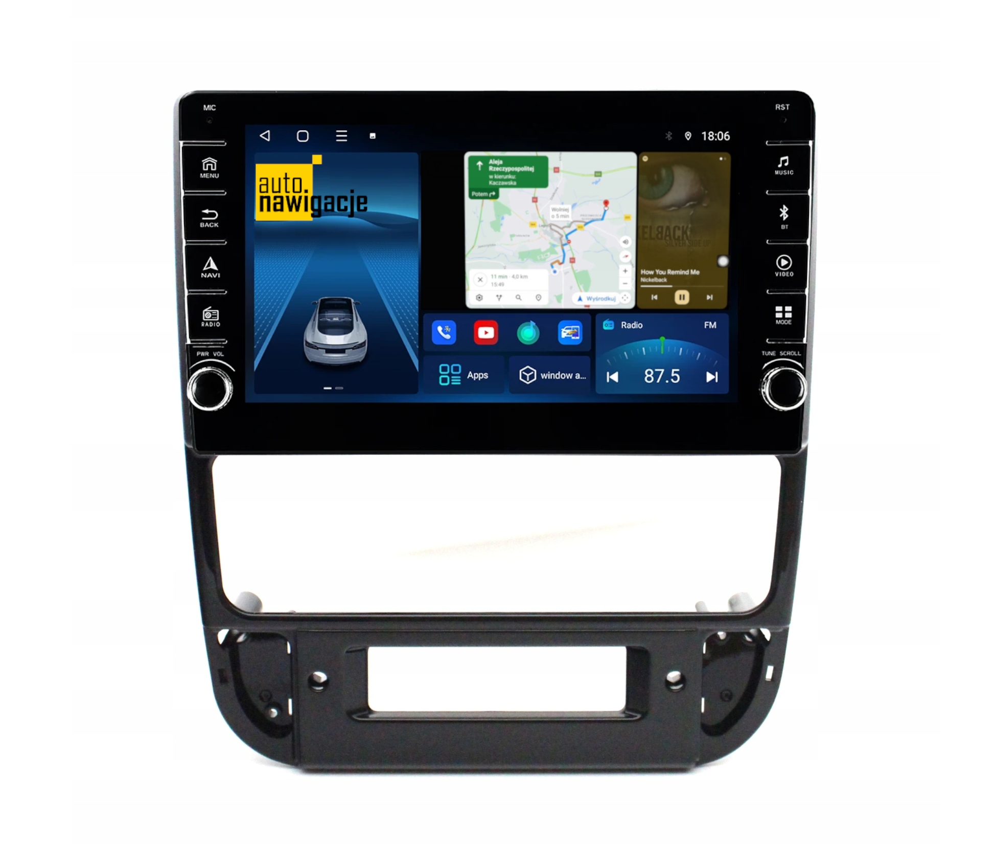 RADIO NAWIGACJA GPS PEUGEOT 406 1995-2004 ANDROID 4/64 GB