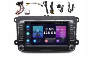 RADIO NAWIGACJA GPS VOLKSWAGEN CADDY 2005-2015 8GB 128GB ANDROID