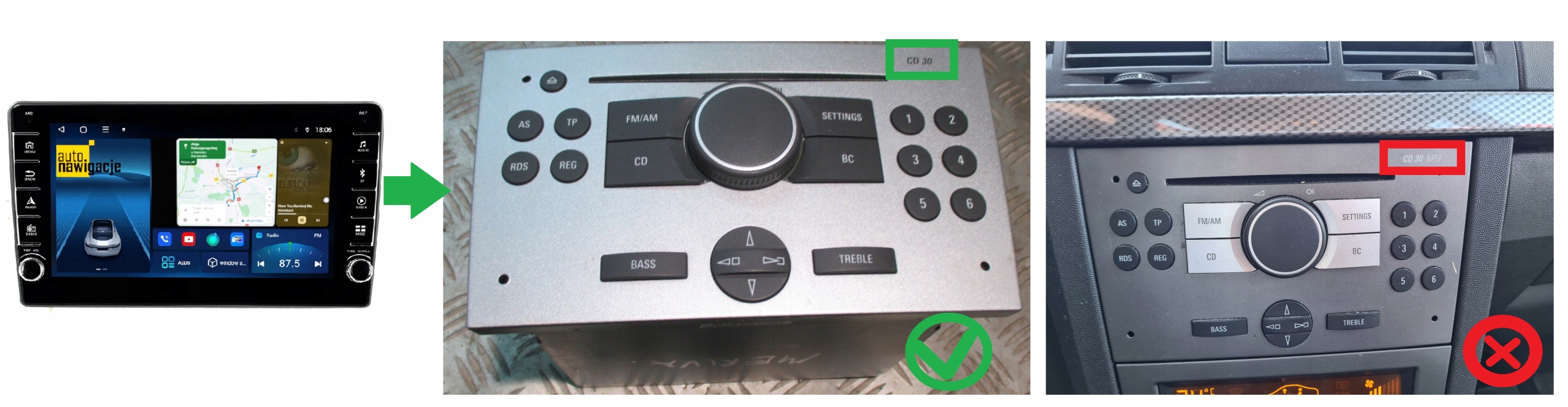 RADIO NAWIGACJA GPS OPEL CORSA D 2006-2014 ANDROID 8/128 GB