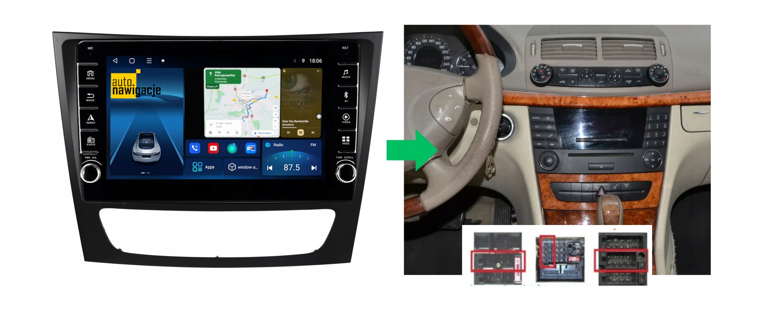 RADIO NAWIGACJA GPS MERCEDES G KLASA W463 ANDROID 4/64 GB 5 RADIO NAWIGACJA GPS MERCEDES G KLASA W463 ANDROID 4/64 GB