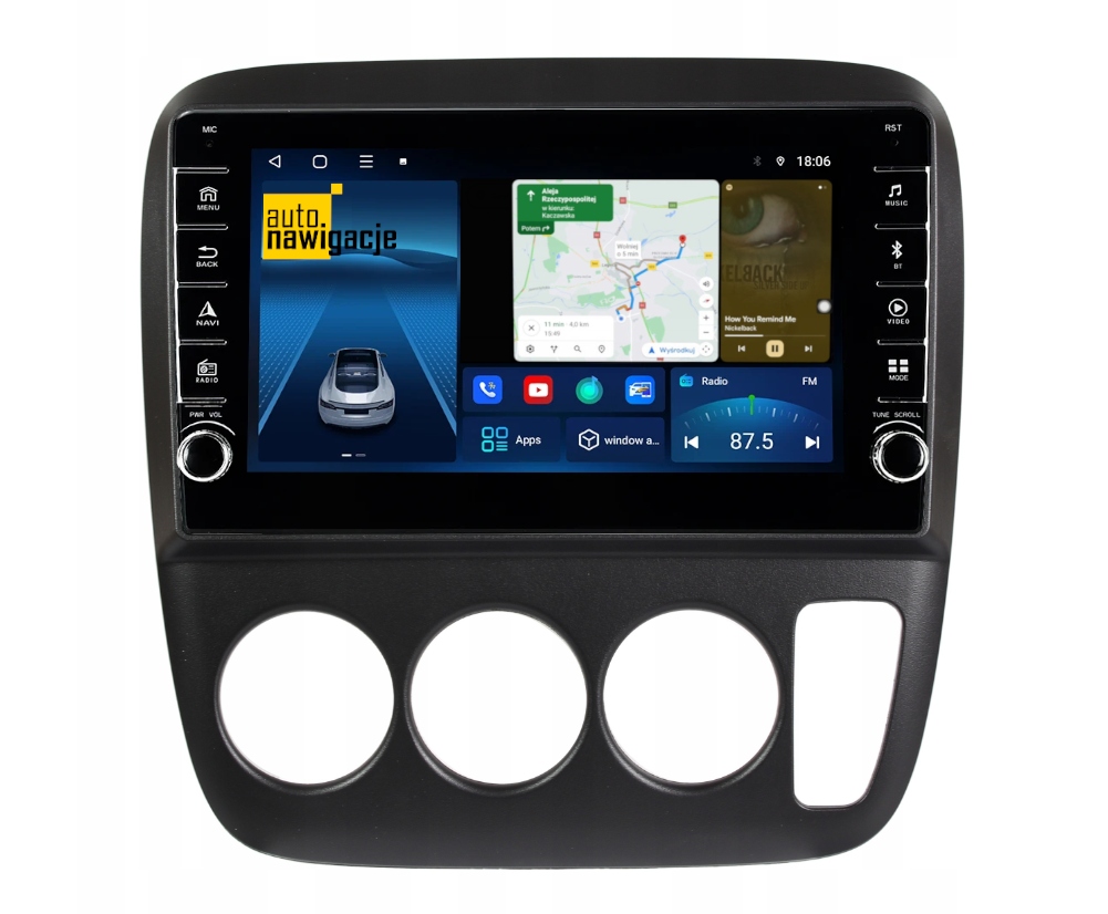 RADIO NAWIGACJA GPS HONDA CR-V I 1995-2001 ANDROID 4/64 GB