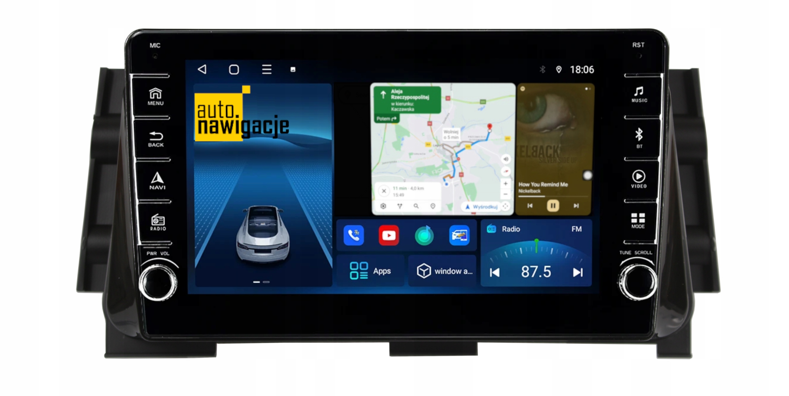 RADIO NAWIGACJA GPS NISSAN Micra 2017+ ANDROID 4/64 GB 3 RADIO NAWIGACJA GPS NISSAN Micra 2017+ ANDROID 4/64 GB