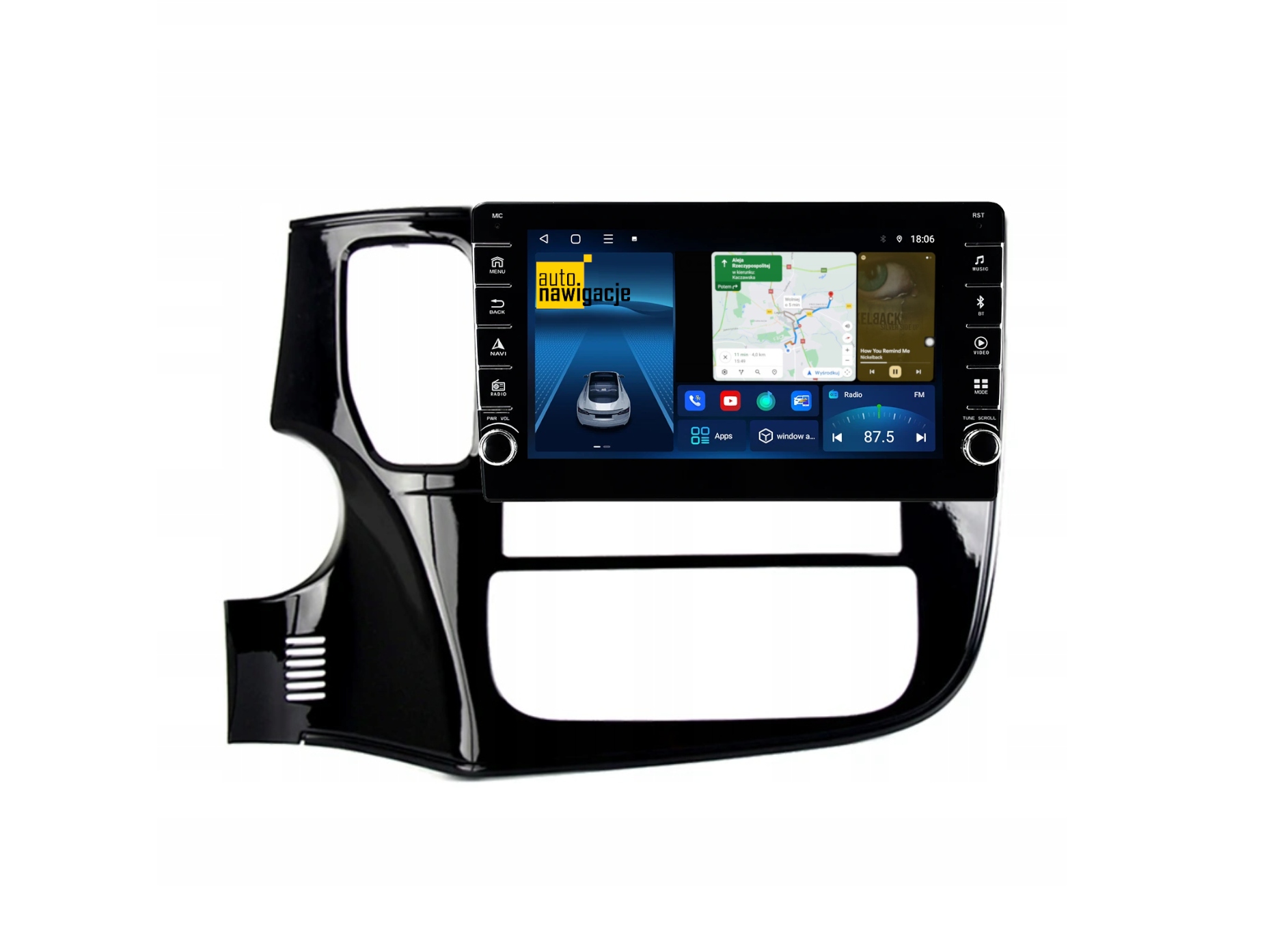 RADIO NAWIGACJA GPS MITSUBISHI OUTLANDER III 2012+ ANDROID 4/64 GB