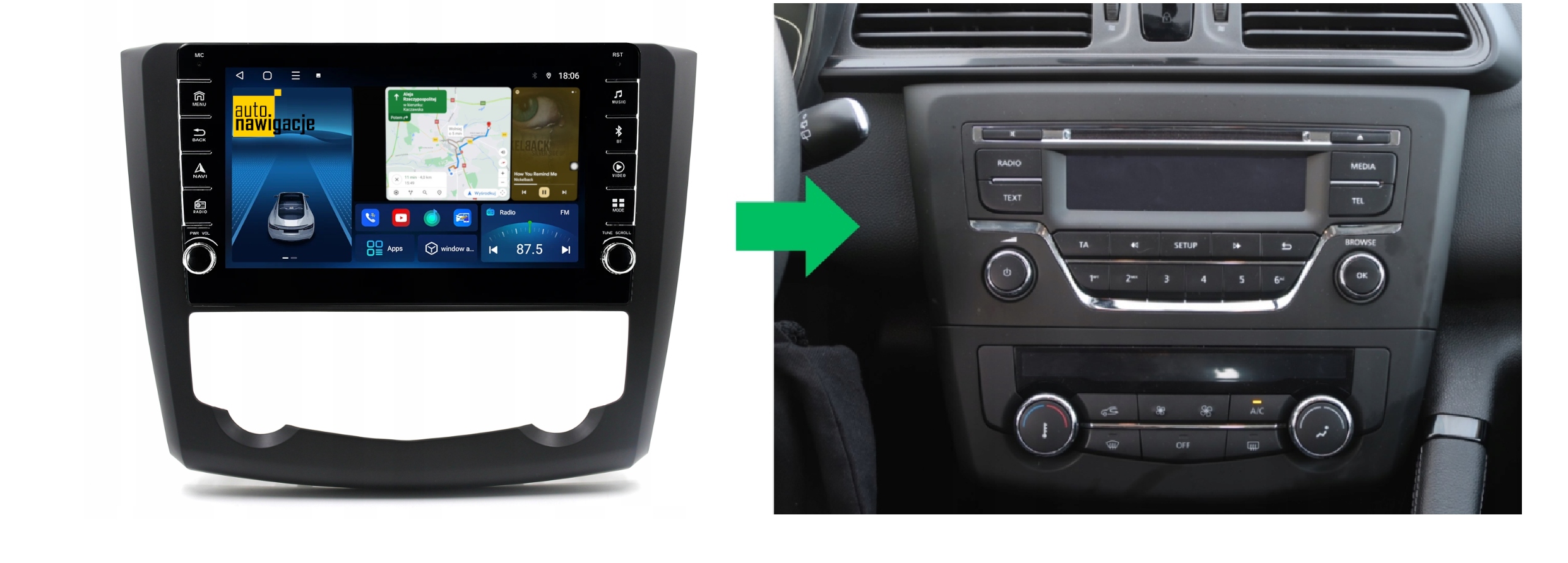 RADIO NAWIGACJA GPS RENAULT KADJAR 2015+ ANDROID 4/64 GB 5 RADIO NAWIGACJA GPS RENAULT KADJAR 2015+ ANDROID 4/64 GB