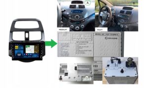 RADIO NAWIGACJA GPS CHEVROLET SPARK 2009-2015 ANDROID 4/64 GB